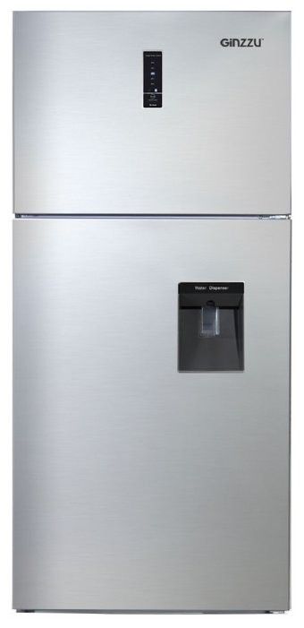 Fridge Ginzzu NFK-505 Steel